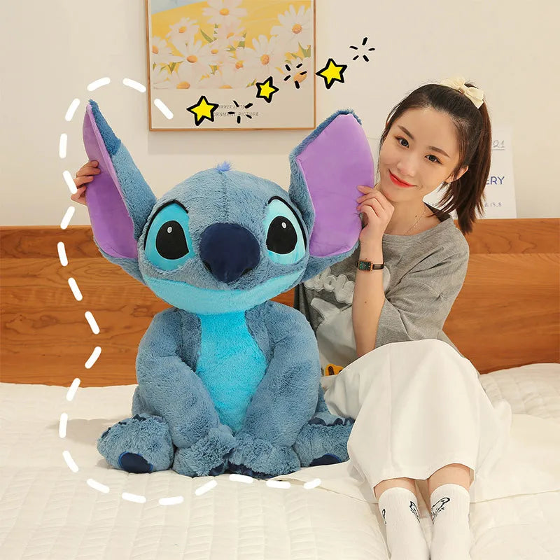 30/40/55CM Interstellar Baby Station Stitch Doll Large Stitch Rag Doll Plush Toy Children Accompany Holiday Gifts