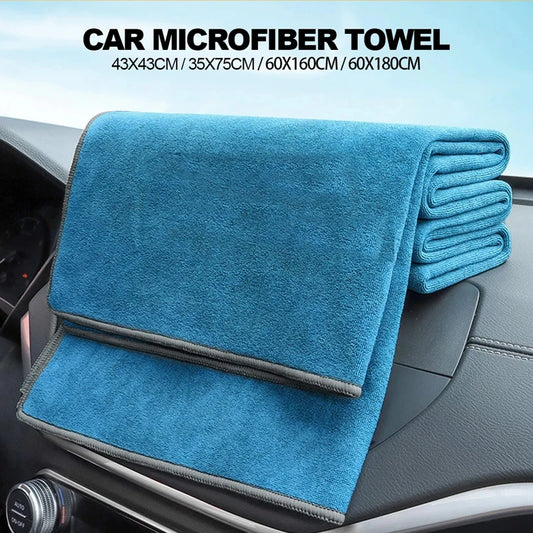 Advanced Car Wash Towel Wipe Cloth Does Not Remove Wool Superfine Fiber Double Sided Short Wool Drying Auto Waxing Special Care