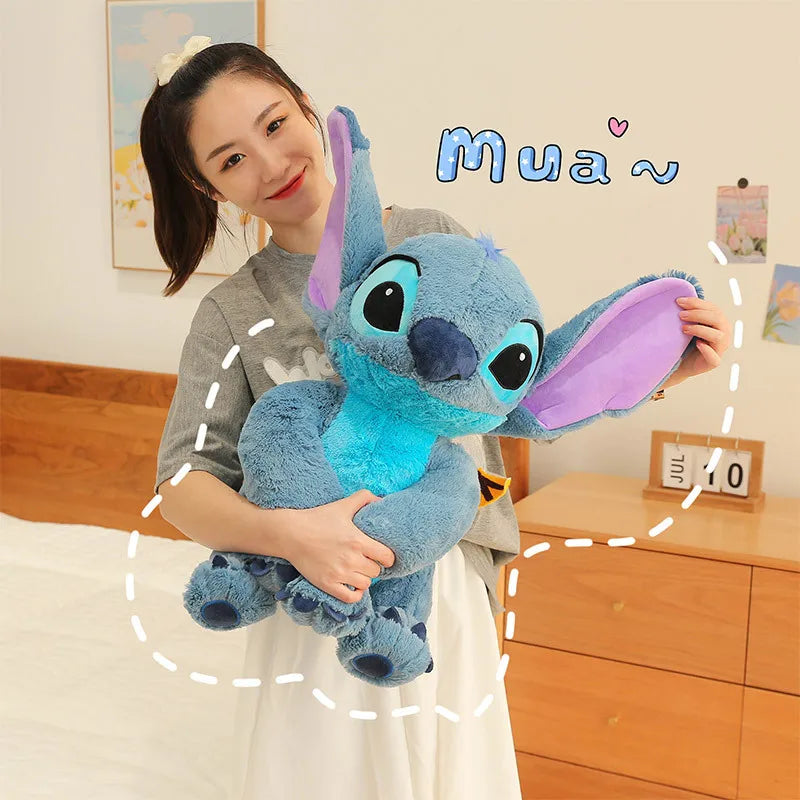 30/40/55CM Interstellar Baby Station Stitch Doll Large Stitch Rag Doll Plush Toy Children Accompany Holiday Gifts